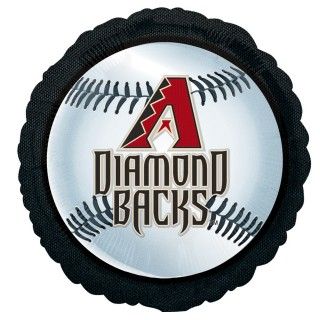 Arizona Diamondbacks Baseball Foil Balloon