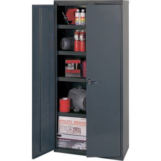 Edsal Welded Vault Cabinet   36 Inch W x 18 Inch D x 72 Inch H, Model VC1501G