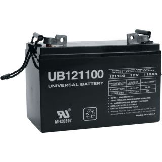 UPG Sealed Lead Acid Battery   AGM type, 12V, 110 Amps, Model 45824