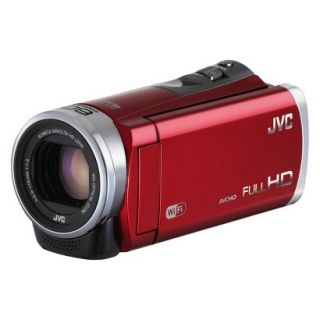 JVC HD Flash Memory Digital Camcorder (GZEX310RUS) with 40x Optical Zoom   Red