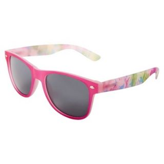Two Tone Rubberized Surf Sunglasses   Pink