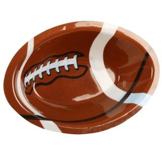 Football Shaped Plastic Bowl