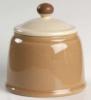 Denby Langley Energy Cinnamon Sugar Bowl & Lid, Fine China Dinnerware   Cream Or