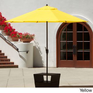 Rst Brands Rst Brands 9 foot Diameter Courtyard Patio Umbrella Yellow Size 9 foot