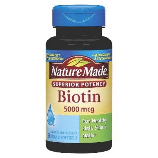 Nature Made Biotin 5000 mcg Softgels   45 Count