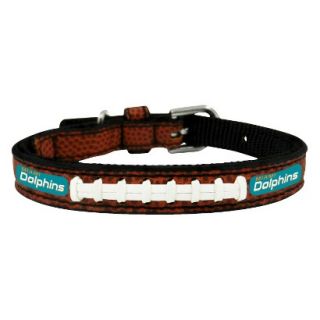 Miami Dolphins Classic Leather Toy Football Collar