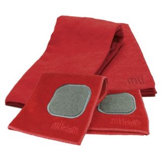 MU Kitchen Microfiber 2pc Dish Towel & Dish Cloth Set   Red