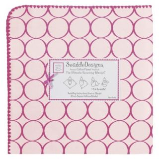 Swaddle Designs Ultimate Receiving Blanket   Very Berry Mod Circles
