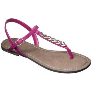Womens Merona Tracey Chain Sandals   Pink 11