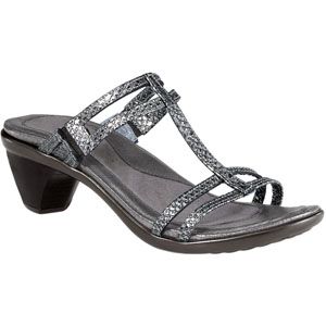 Naot Womens Loop Brown Lizard Shoes, Size 35 M   44031 E29