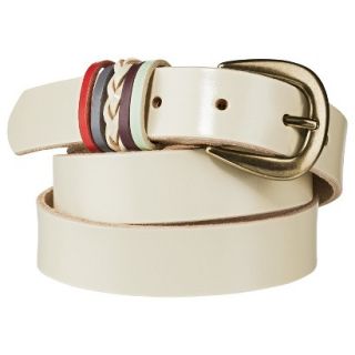 Mossimo Supply Co. Solid Belt   Ivory M