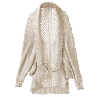 Mossimo Supply Co. Juniors Plus Size Open Sweater   Cream 4