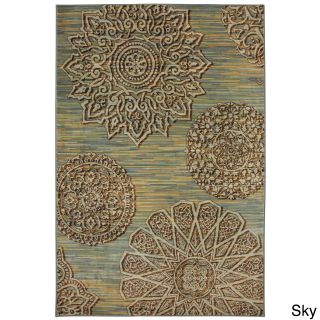 Leigh Striated Medallion Rug (8 X 10)