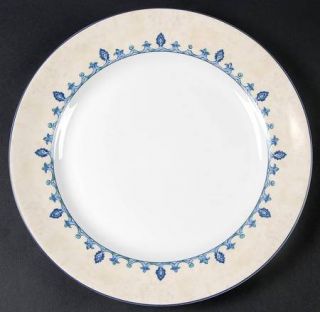 Lenox China Malta Dinner Plate, Fine China Dinnerware   Chuck Fischer,Blue/Teal