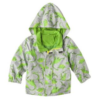Just One You by Carters Infant Toddler Boys Dinosaur Raincoat   Gray 12 M