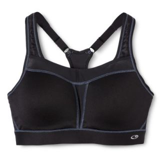 C9 by Champion Womens High Support Bra With Molded Cup   Black 38C