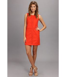 Jessica Simpson Tank Lace Dress Womens Dress (Orange)