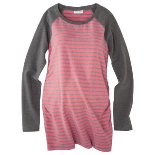 Liz Lange for Target Maternity Long Sleeve Sweatshirt   Coral Stripe S
