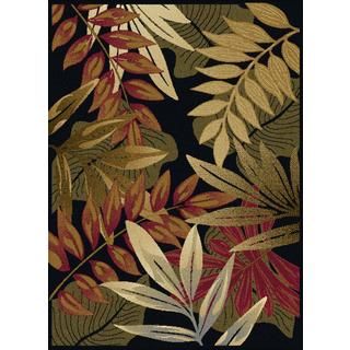 Lagoon Black Transitional Area Rug