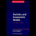 Statistics and Econometric Models Volume 1