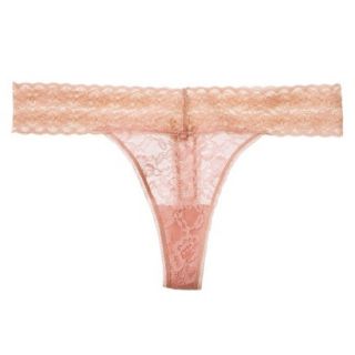 Gilligan & OMalley Womens All Over Lace Thong   Bahama Coral XL