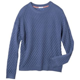 Xhilaration Juniors Textured Sweater   Slate L