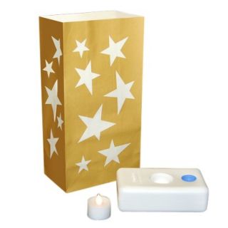 Designer Bag LED Luminaria Kit  Gold Star