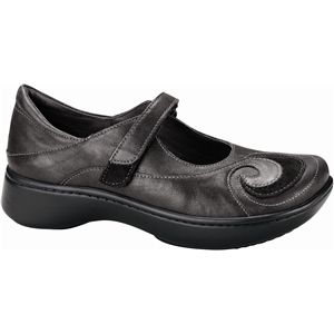 Naot Womens Sea Shiny Black Black Suede Shoes, Size 39 M   25505 N2M