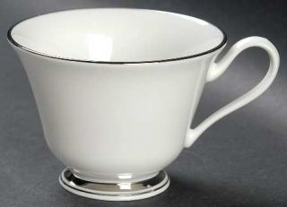 Oxford (Div of Lenox) Lexington Footed Cup, Fine China Dinnerware   Platinum Rin