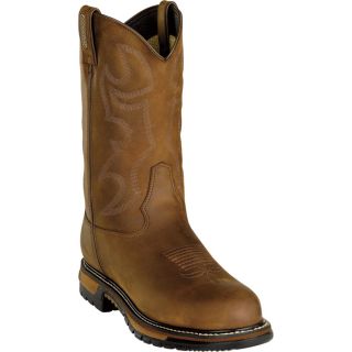 Rocky 11 Inch Branson Waterproof Western Boot   Steel Toe, Brown, Size 8 1/2