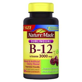 Nature Made Sublingual B 12 Micro Lozenges Dietary Supplement   120 oz