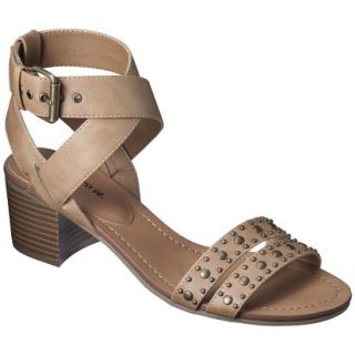 Womens Mossimo Supply Co. Kat Block Heel Sandal   Neutral 5.5
