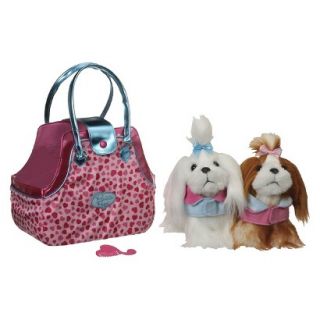 Pucci Pups Pink Mini Hearts Bag and Twins