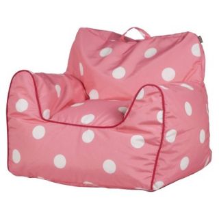 Bean Bag Chair ACE BAYOU Circo Bean Bag Chair   Pink Polka Dot