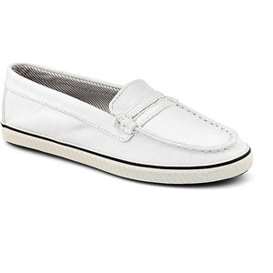 Sperry Top Sider Womens Phoenix White Canvas Shoes, Size 11 M   9507153