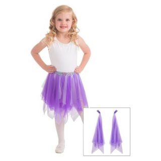 Little Adventures Fairy Tutu and Wrist Scarves Lilac