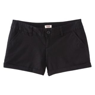 Mossimo Supply Co. Juniors Mid Length Woven Short   Black 15
