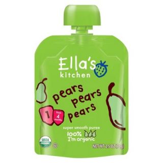 Ellas Kitchen Organic Baby Food Pouch   Pears, Pears, Pears 2.5 oz (7 Pack)