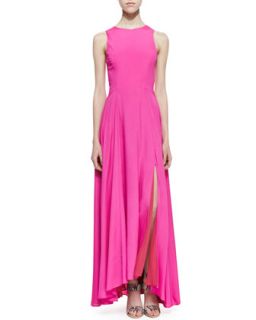 Womens Sleeveless Siren Maxi Dress, Pop Pink   Naven