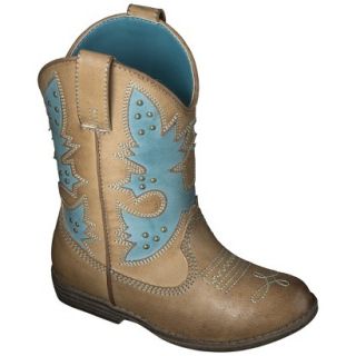 Toddler Girls Cherokee Glinda Cowboy Boots   Turquoise 7