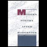 Modern Poetry After Modernism