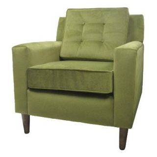 Skyline Upholstered Chair Skyline Furniture Clybourn Loft Chair   Green Velvet
