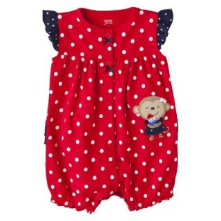 Just One YouMade by Carters Newborn Girls Romper   Liberty Red 6 M