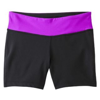 C9 by Champion Womens Premium Short Tight   Black/Purple L
