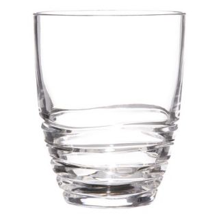 Acrylic Swivel Double Old Fashioned Glasses Set of 4   Clear
