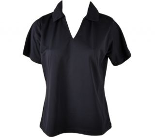 Womens Willow Pointe Performance Polo Shirt   Navy Short Sleeve Shirts
