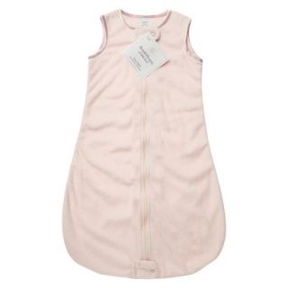 Swaddle Designs Baby Velvet zzZipMe Sack   Pastel Pink 6mo 12mo