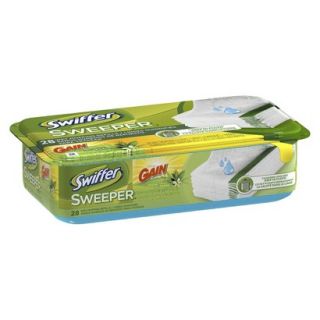 Swiffer Sweeper Wet Mopping Pad Refills Gain Original Scent 28 ct