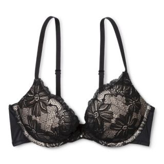Self Expressions By Maidenform Womens Extreme Lift Plunge Lace Bra 5671  