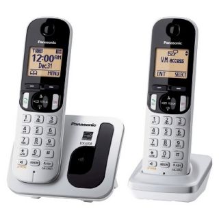Panasonic DECT 6.0 Plus Cordless Phone System (KX TGC212S) with 2 Handsets  